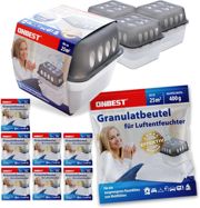 Onbest großes Luftentfeuchter Set-4x Entfeuchter mit 8x 400g Nachfüllbeutel