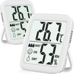Digitales Thermometer Hygrometer (2er Pack)