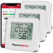 ThermoPro TP357-3 80m Bluetooth Hygrometer 3er Set